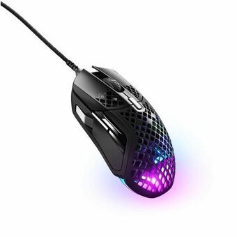 Mus SteelSeries Aerox 5 Svart Gaming LED-Ljus Med kabel