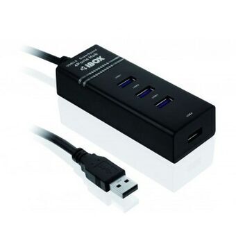 USB-HUB Ibox IUH3FB Svart