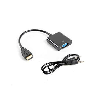 Adapter HDMI till VGA Lanberg AD-0017-BK Svart 20 cm