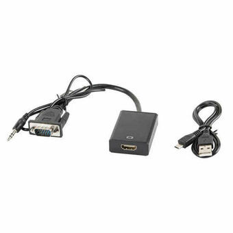 Adapter HDMI till VGA Lanberg AD-0021-BK