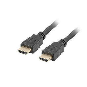 Kabel HDMI Lanberg CA-HDMI-11CC-0018-BK Svart 4K Ultra HD Hankontakt/Hankontakt 1,8 m