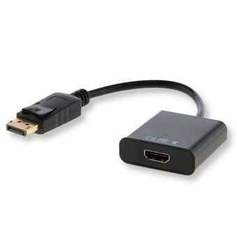 DisplayPort till HDMI Adapter Savio CL-55 Svart 20 cm