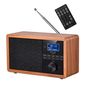 Radio Adler AD 1184 Svart Trä