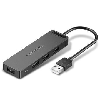 USB-HUB Vention CHMBB Svart