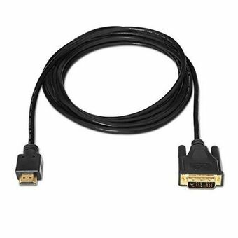 Kabel HDMI till DVI NANOCABLE 10.15.0502 1,8 m Svart 1,8 m