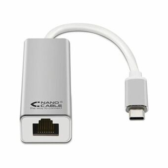 USB 3.0 till Gigabit Ethernet-adapter NANOCABLE 10.03.0402 Silvrig