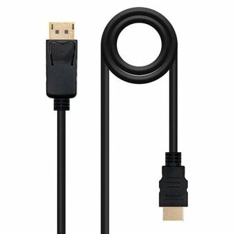 Kabel DisplayPort till HDMI NANOCABLE 10.15.4303 Svart 3 m