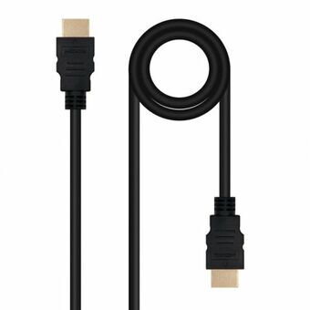 Kabel HDMI NANOCABLE 10.15.3800 Svart 50 cm