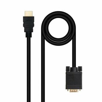 Kabel HDMI NANOCABLE 10.15.4348 Svart 1,8 m