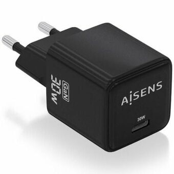 Väggladdare Aisens ASCH-30W1P036-BK Svart 30 W (1 antal)