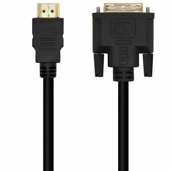 HDMI till DVI Adpater Aisens A117-0090 Svart 1,8 m