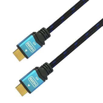 Kabel HDMI Aisens A120-0357 2 m Svart/Blå 4K Ultra HD