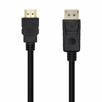 HDMI till DVI Adpater Aisens A125-0459 Svart 1 m