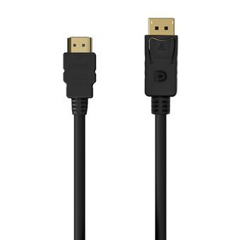 Kabel DisplayPort till HDMI Aisens A125-0551 Svart 1,5 m