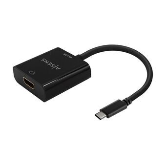 USB-C till HDMI Adapter Aisens A109-0684 Svart 15 cm