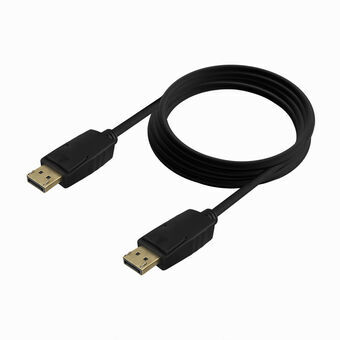 DisplayPort Kabel Aisens A124-0740 4K Ultra HD Svart 2 m