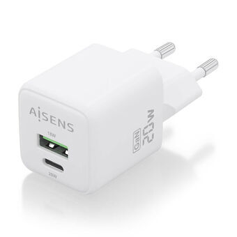 Väggladdare Aisens ASCH-20W2P010-W Vit 20 W (1 antal)