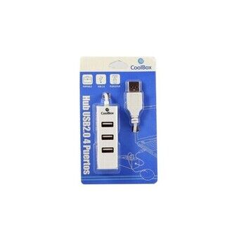 USB HUB 3 Portar CoolBox HUBCOO190 Vit