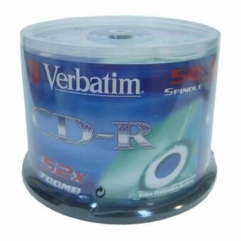 CD-R Verbatim 43351 52x 700 MB (50 antal)