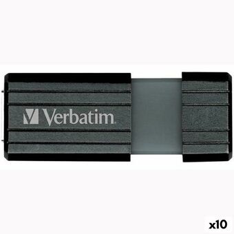 USB-minne Verbatim PinStripe Svart 32 GB