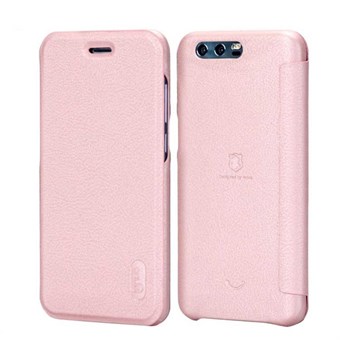 Lenuo Style Flip Fodral i läderimitation till Huawei Honor 9 - Rose Gold