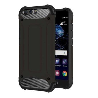 Top Intense Cover i TPU och PC-plast till Huawei P10 Plus - Svart