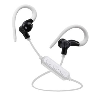 Sportigt Bluetooth-headset - Vit/svart