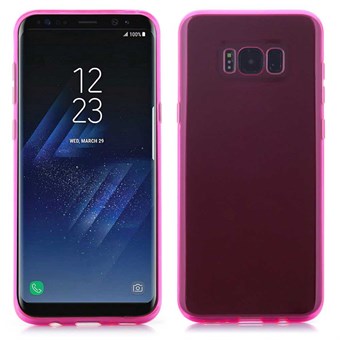 Solid skal i TPU för Samsung Galaxy S8 Plus - Rose Red