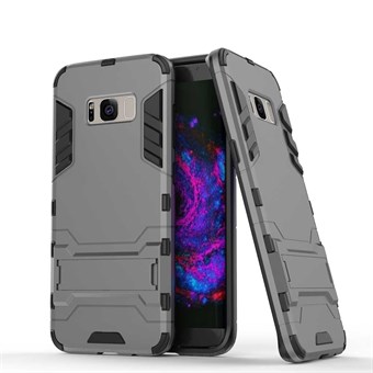 3 i 1 Hybrid Hard Case i PC och TPU för Samsung Galaxy S8 Plus - Grå