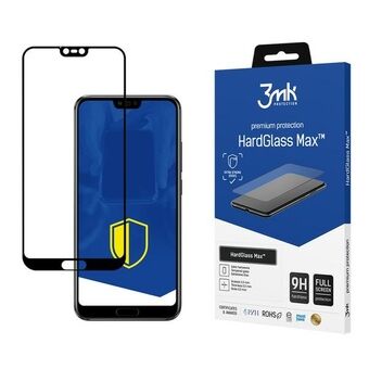 3MK HardGlass Max Honor 10 svart / svart, helskärmsglas