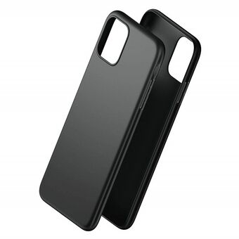 3MK Matt Case iPhone XS Max svart/svart