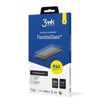 3MK FlexibleGlass Max Xiaomi POCO X2 svart, Hybridglas med förstärkta kanter