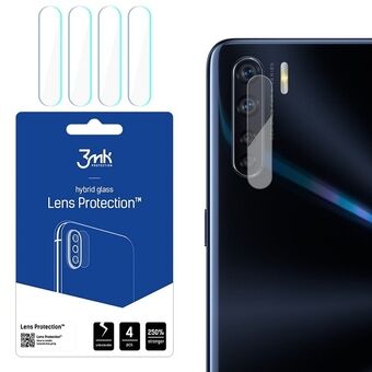 3MK Lens Protect Oppo A91 Kameralinsskydd 4 st