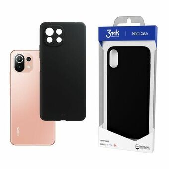 3MK Matt Case Xiaomi Mi 11 Lite 5G svart/svart