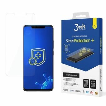 3MK Silver Protect+ Huawei Mate 20 Pro Folia Antimikrobiellt skydd appliceras fuktigt.