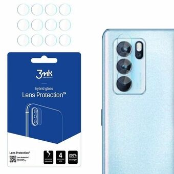 3MK Lens Protect Oppo Reno 6 Pro 5G PEPM00 Kameralinsskydd 4 st.