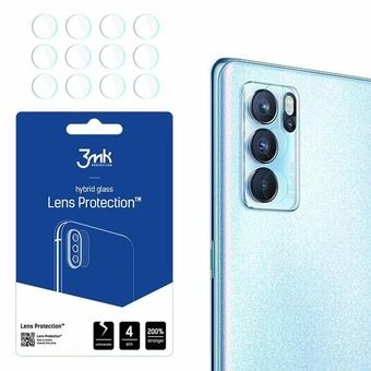 3MK Linsskydd Oppo Reno 6 Pro+ 5G PENM00 Objektivskydd 4-pack.