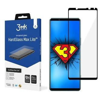 3MK HardGlass Max Lite Sony Xperia 5 IV svart/svart Fulscreen Glass Lite