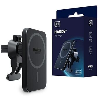 3MK Hardy MagCharger 15W trådlös biladapter dedikerad för iPhone.