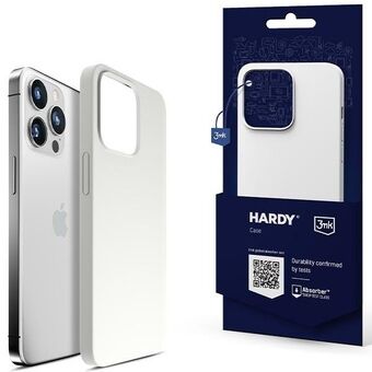 3MK Hardy Case iPhone 14 Pro 6,1" i vit färg med MagSafe.