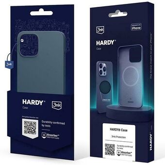 3MK Hardy-fodral iPhone 15 Pro Max 6,7" blå/royal blue MagSafe