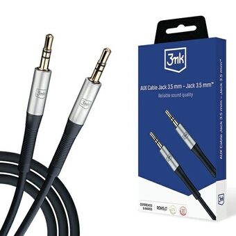 3MK-kabel AUX Jack 3,5 mm - Jack 3,5 mm 1m