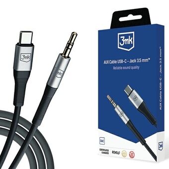 3MK Kabel AUX USB-C - Jack 3,5 mm 1m
3MK Kabel AUX USB-C - Jack 3,5 mm 1m