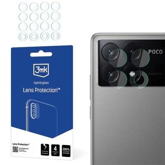 3MK Lens Protect Poco X6 Pro 5G Skydd för kameraobjektiv 4 st.