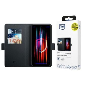 3MK Plånboksfodral Redmi Note 13 Pro 4G svart/black