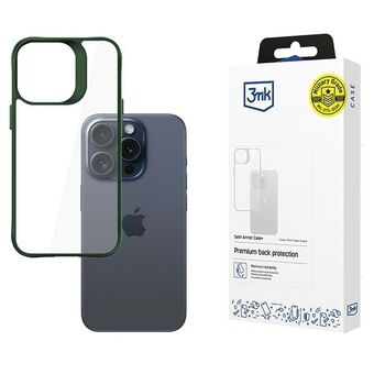 3MK Satin Armor Case+ iPhone 15 Pro Max grön/green