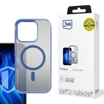 3MK Frosty MagCase iPhone 15 Pro Max blå