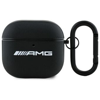 AMG AMA4SLWK AirPods 4-fodral vitt/vit Läder Vitt Logotyp