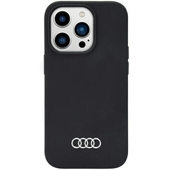 Audi Silikonskal iPhone 14 Pro Max 6,7" svart/svart hårdfodral AU-LSRIP14PM-Q3/D1-BK