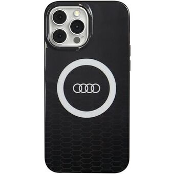 Audi IML Stort Logotyp MagSafe-skal iPhone 13 Pro / 13 6.1" svart hårdskal AU-IMLMIP13P-Q5/D2-BK